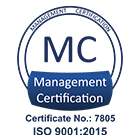 ISO 9001-2012 certificato n. 7805