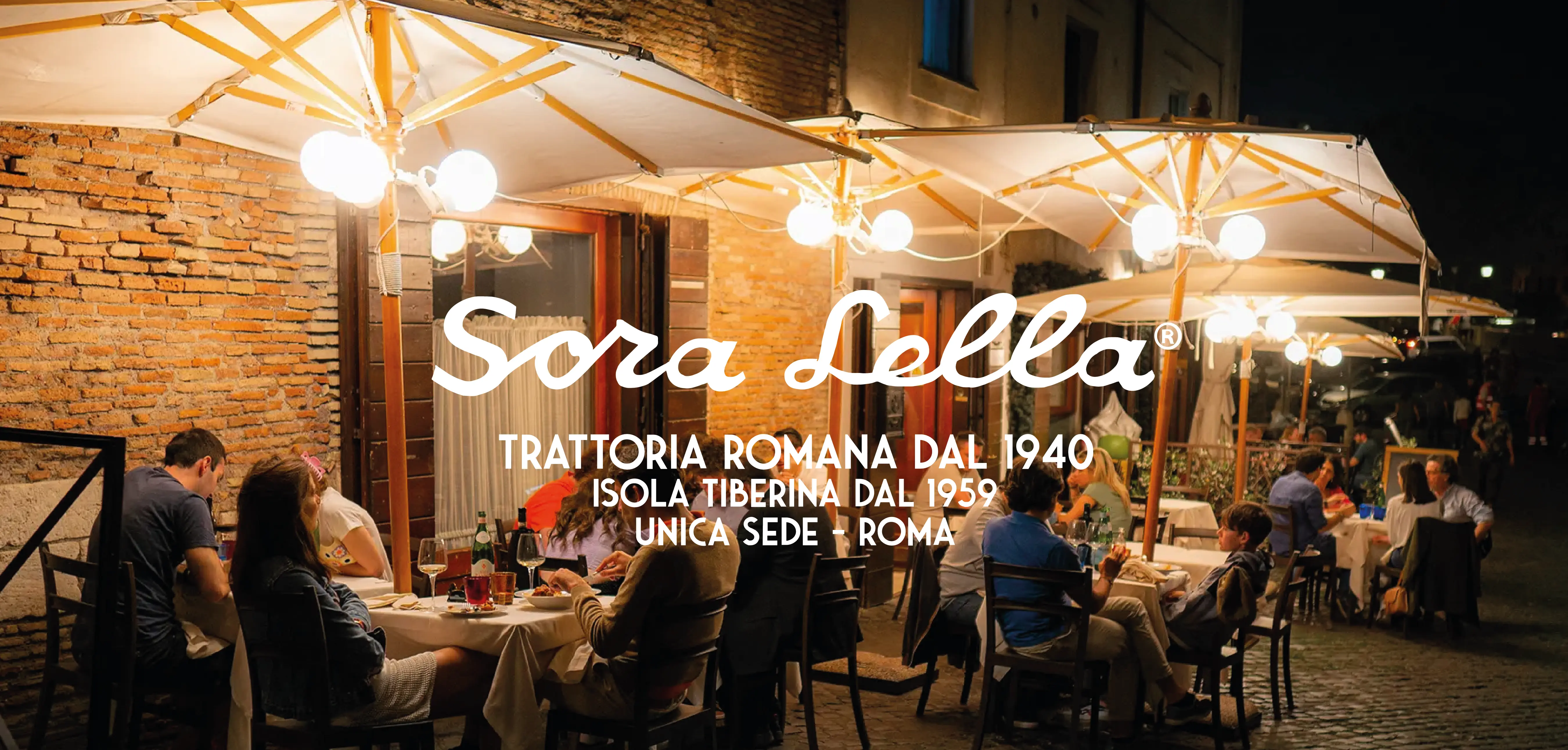 Trattoria Sora Lella sito web, sistema di prenotazione e menù digitale