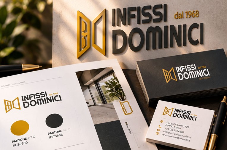 Infissi Dominici dal nuovo logo al sito web e alle campagne Google Ads