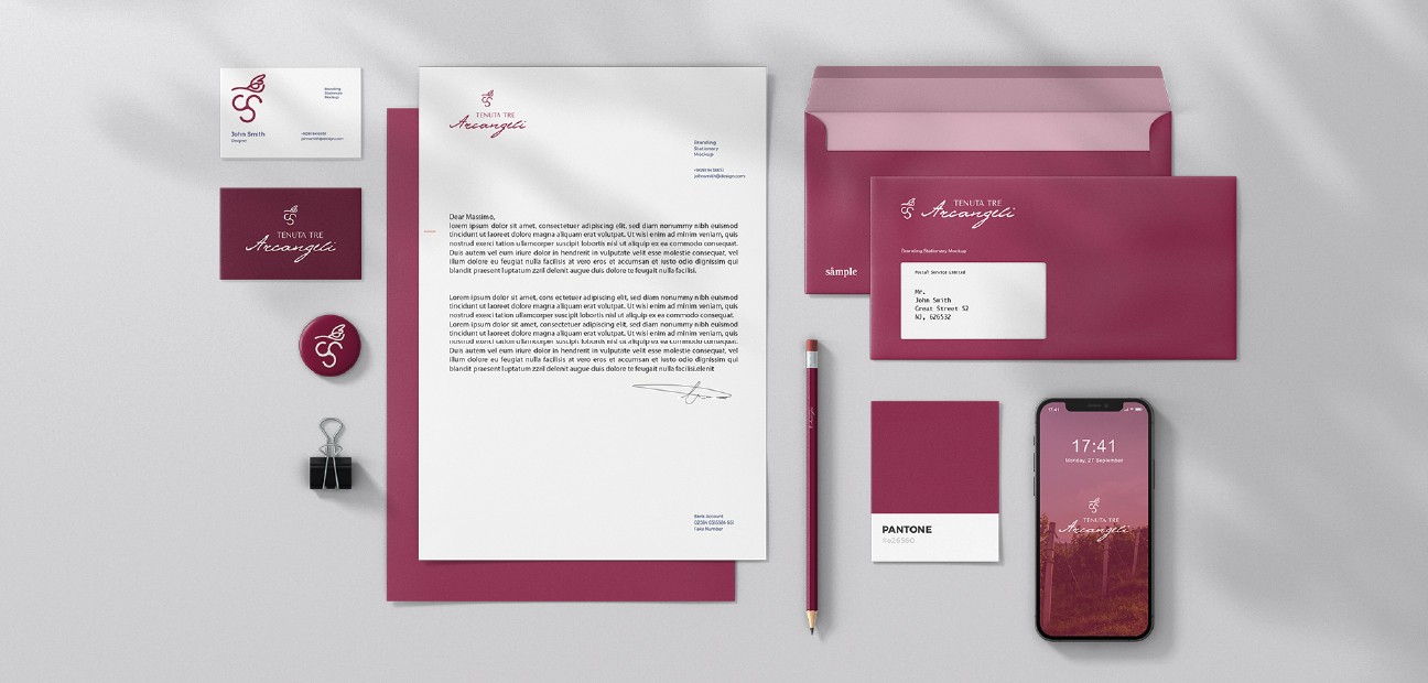 Tenuta Tre Arcangeli Brand Identity e Sito Web per un'Azienda Vitivinicola